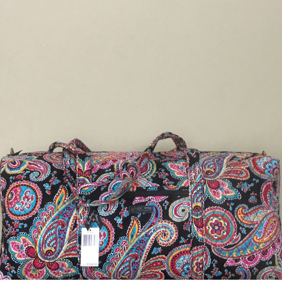 vera bradley xl duffel travel bag